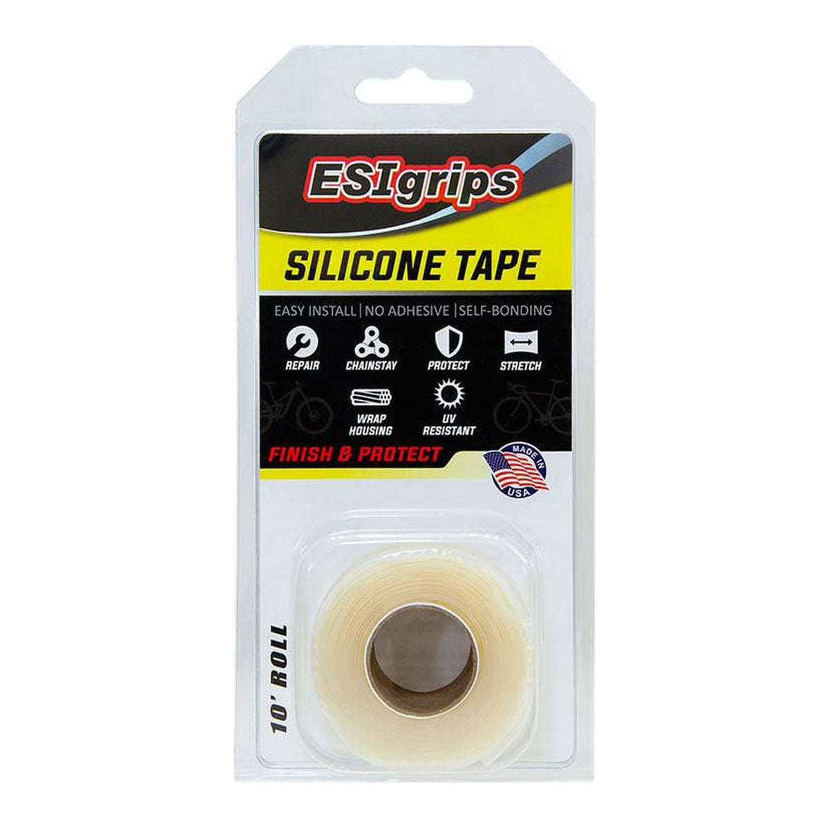ESI GRIPS SILICONE TAPE - CLEAR