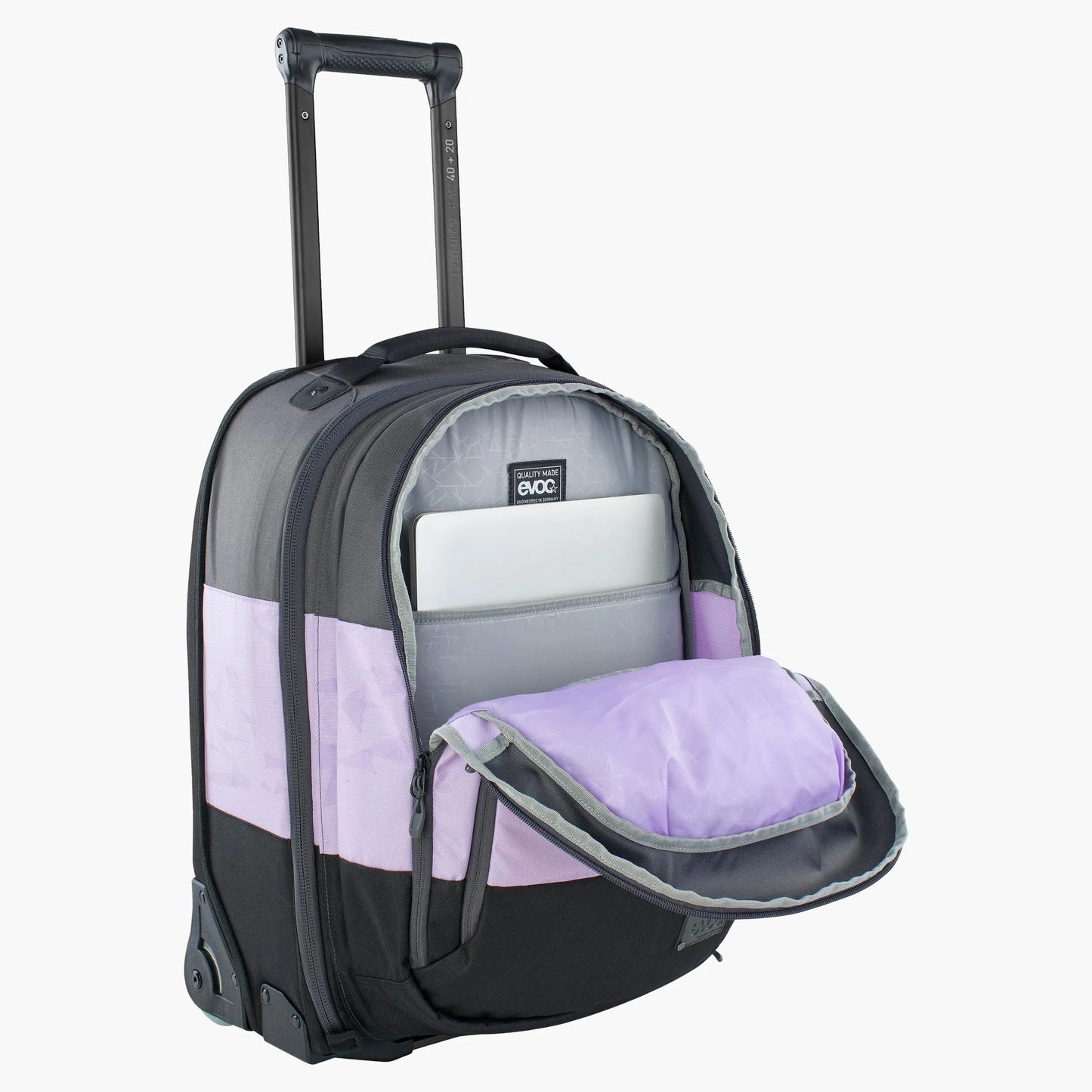 EVOC Terminal Bag 40 + 20 - Multicolour carbon grey/purple rose/black