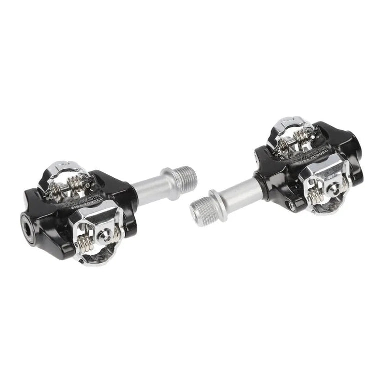 EXUSTAR MTB E PM215 2018 SHIMANO SPD COMPATIBLE / CRMO AXLE - BLACK