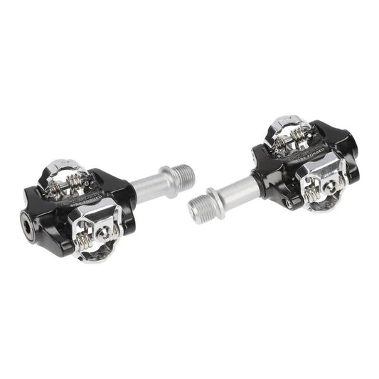 EXUSTAR MTB E PM215 2018 SHIMANO SPD COMPATIBLE / CRMO AXLE - BLACK