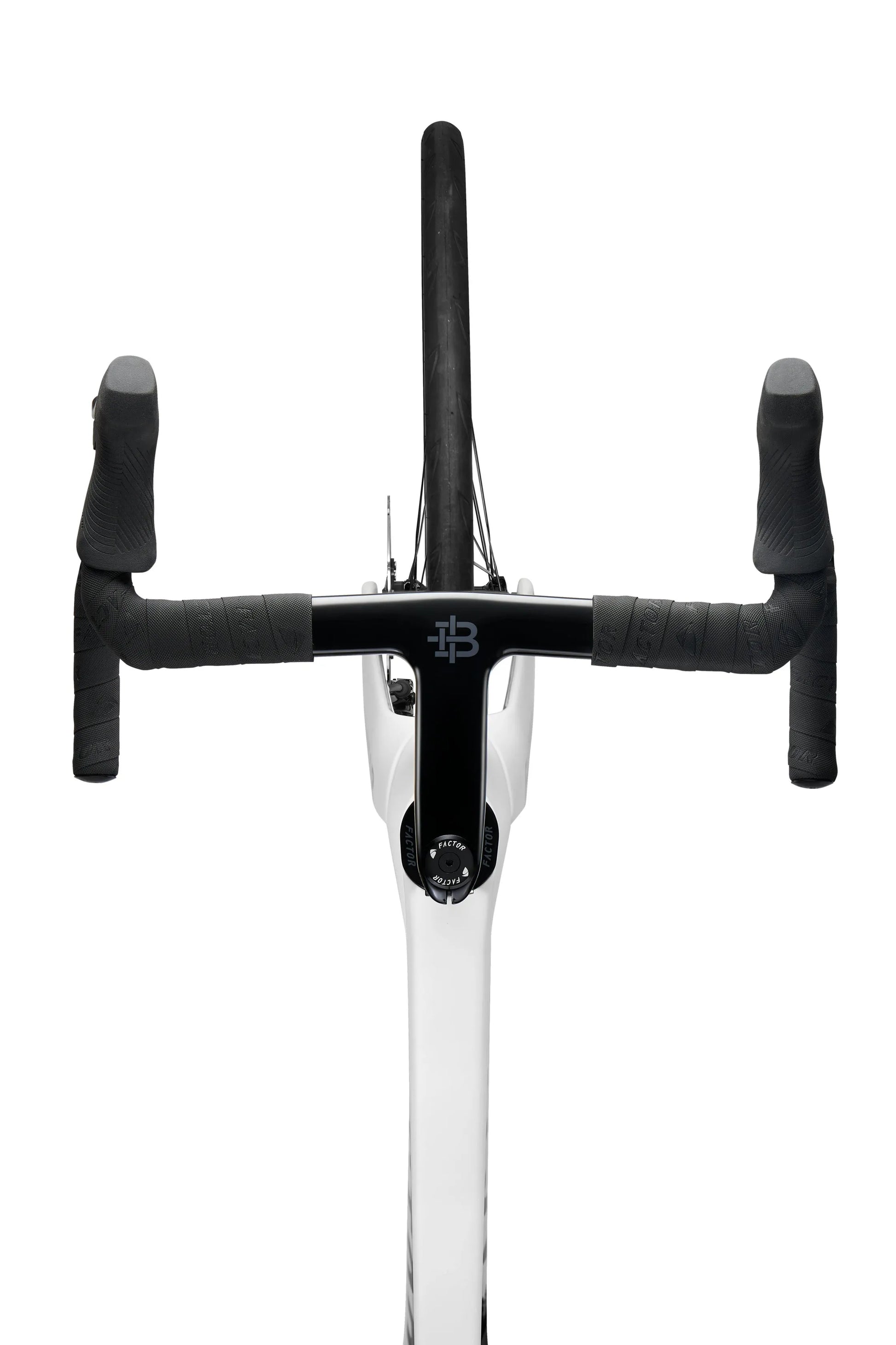 FACTOR Monza Black Inc Wheels 450 Road Bike - Pearl White