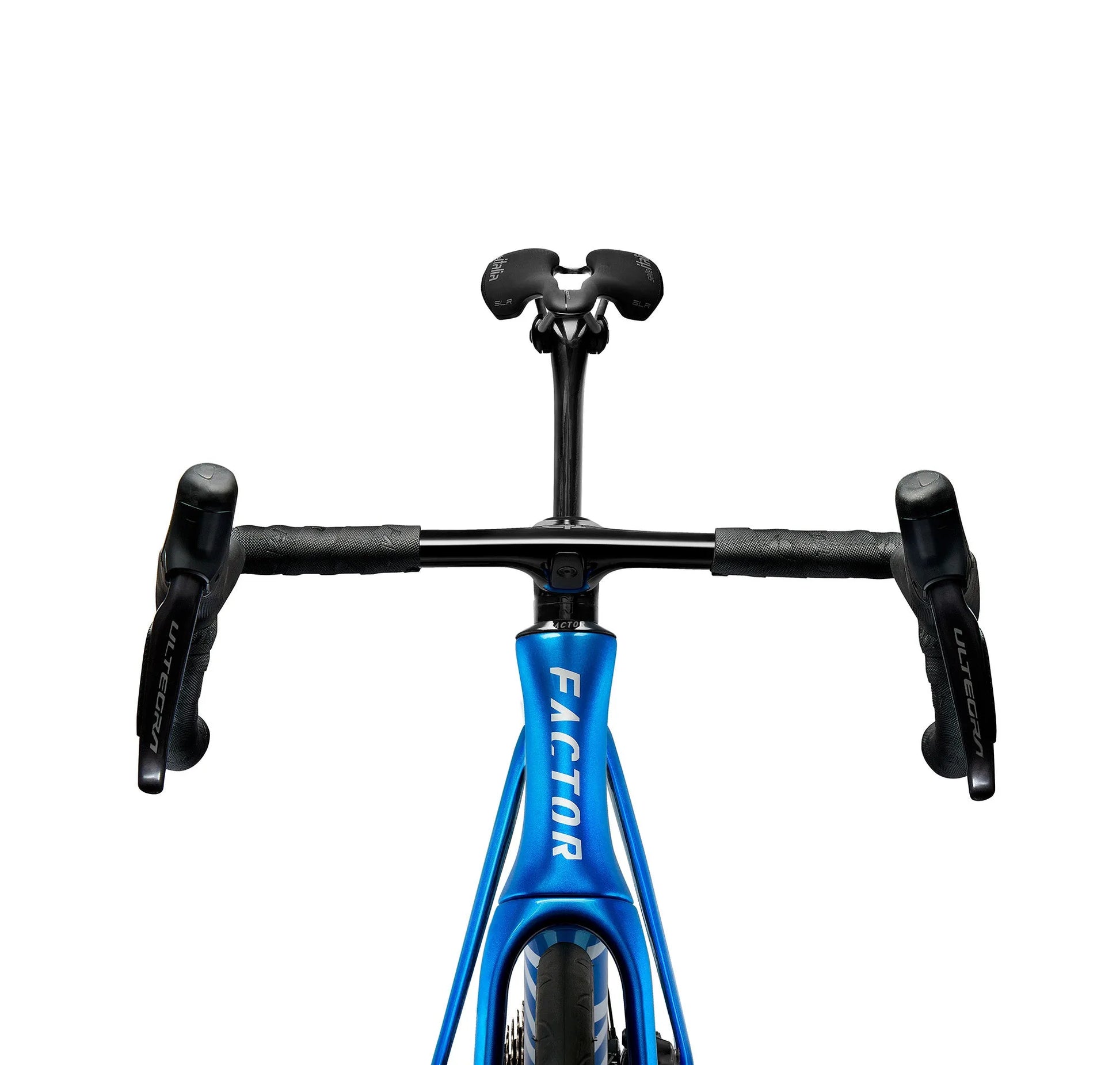 FACTOR Monza Black Inc Wheels 450 Road Bike - Solar Blue