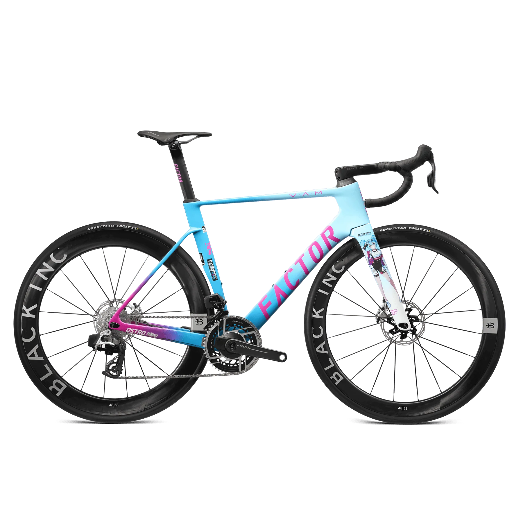 FACTOR OSTRO VAM Road Bike Sram Red E1 Power Meter Schwarz Inc Wheels – Velodrom CC