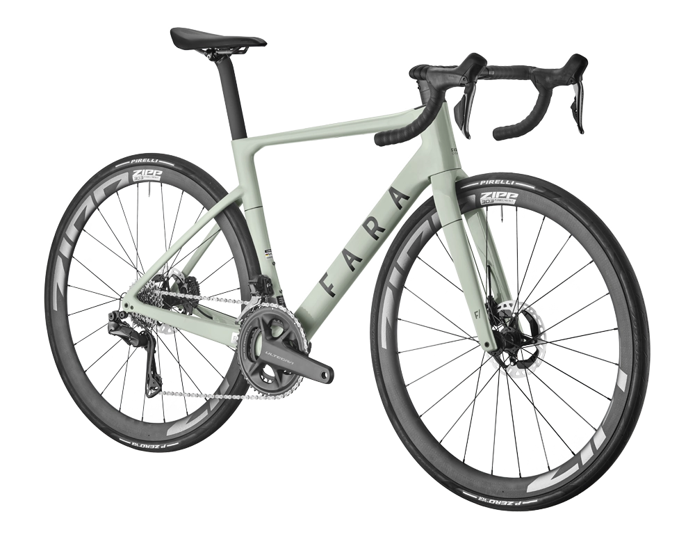 FARA F/Road Performance Shimano Ultegra Di2 Road Bike - Forest Fog