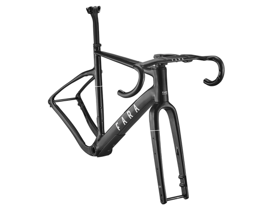 FARA Gr4 Gravel Frameset with Modular Cockpit - Racing Black