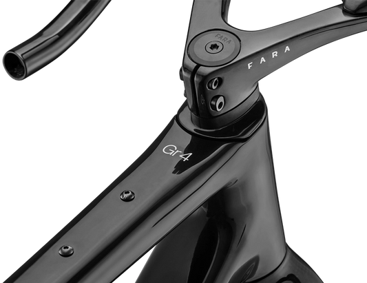 FARA Gr4 Gravel Frameset with Modular Cockpit - Racing Black