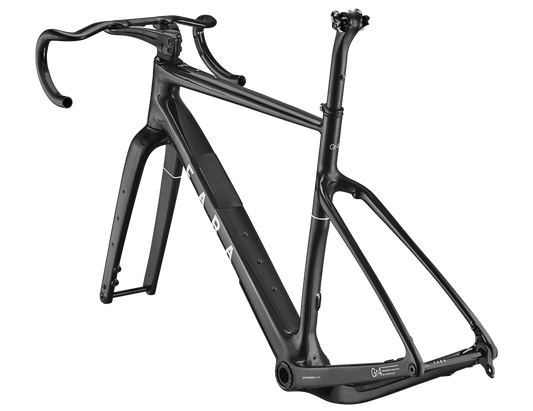 FARA Gr4 Gravel Frameset with Modular Cockpit - Racing Black