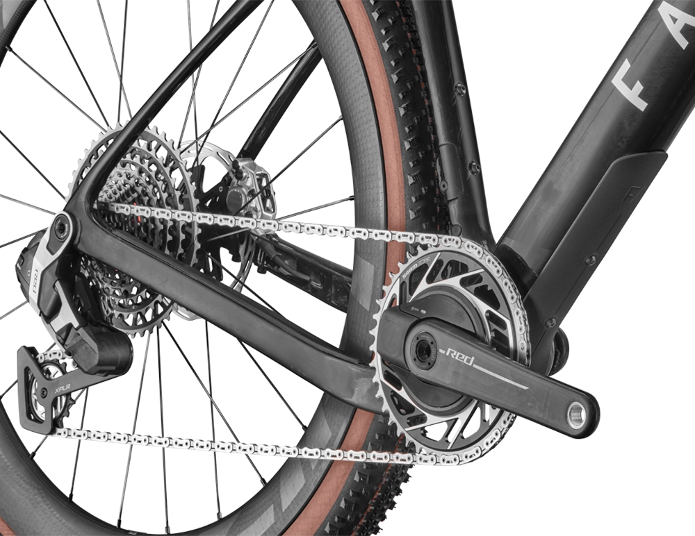 FARA Gr4 SRAM RED XPLR AXS E1 Gravel Bike - Translucent Black