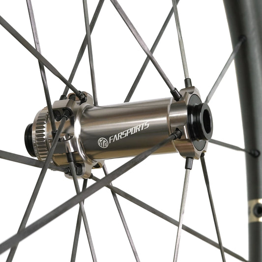 FARSPORTS 2026 EVO S 50 Wheelset Ceramic Speed Bearings - Carbon Black