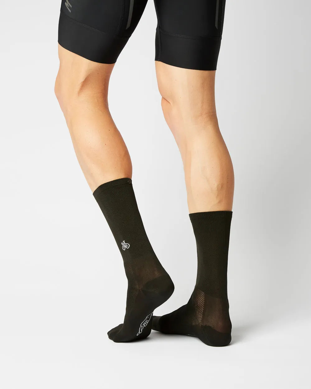 FINGERSCROSSED Classic Souvenir Bicycle Socks - Black