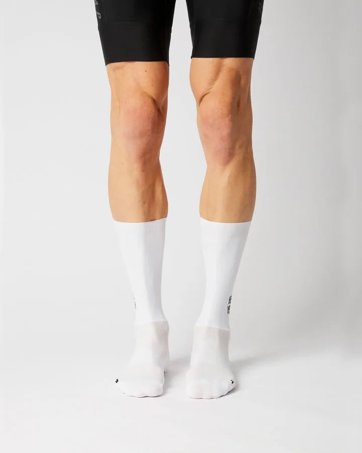 FINGERSCROSSED Socks Aero - White Iconic Hell Yeah