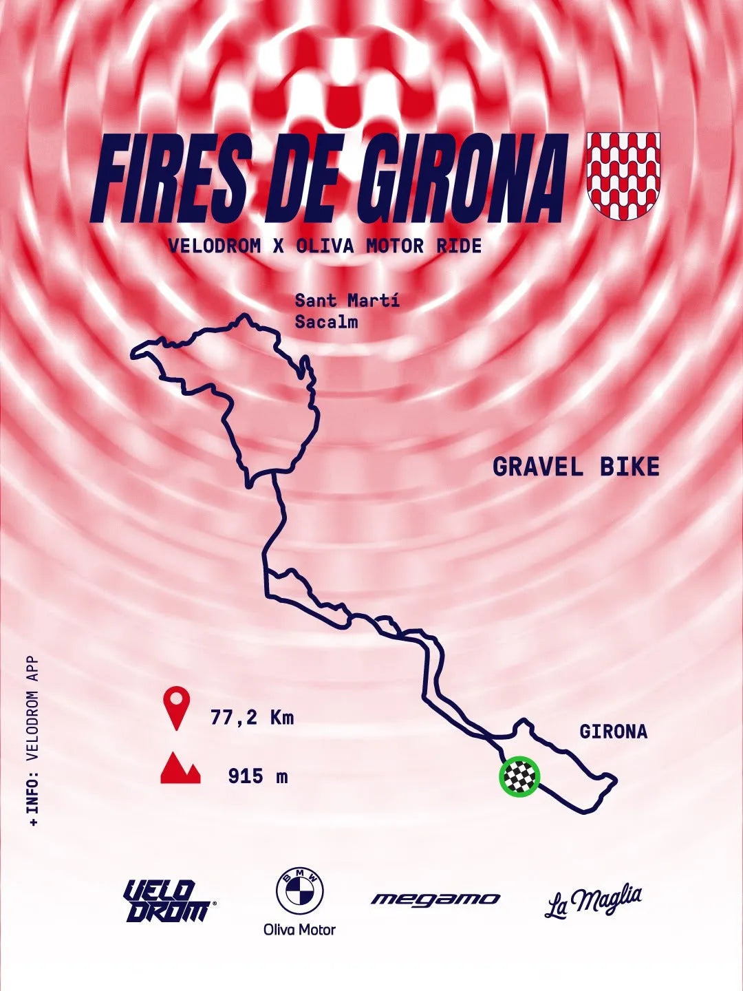Gravel route — 77,2 km / 915 m