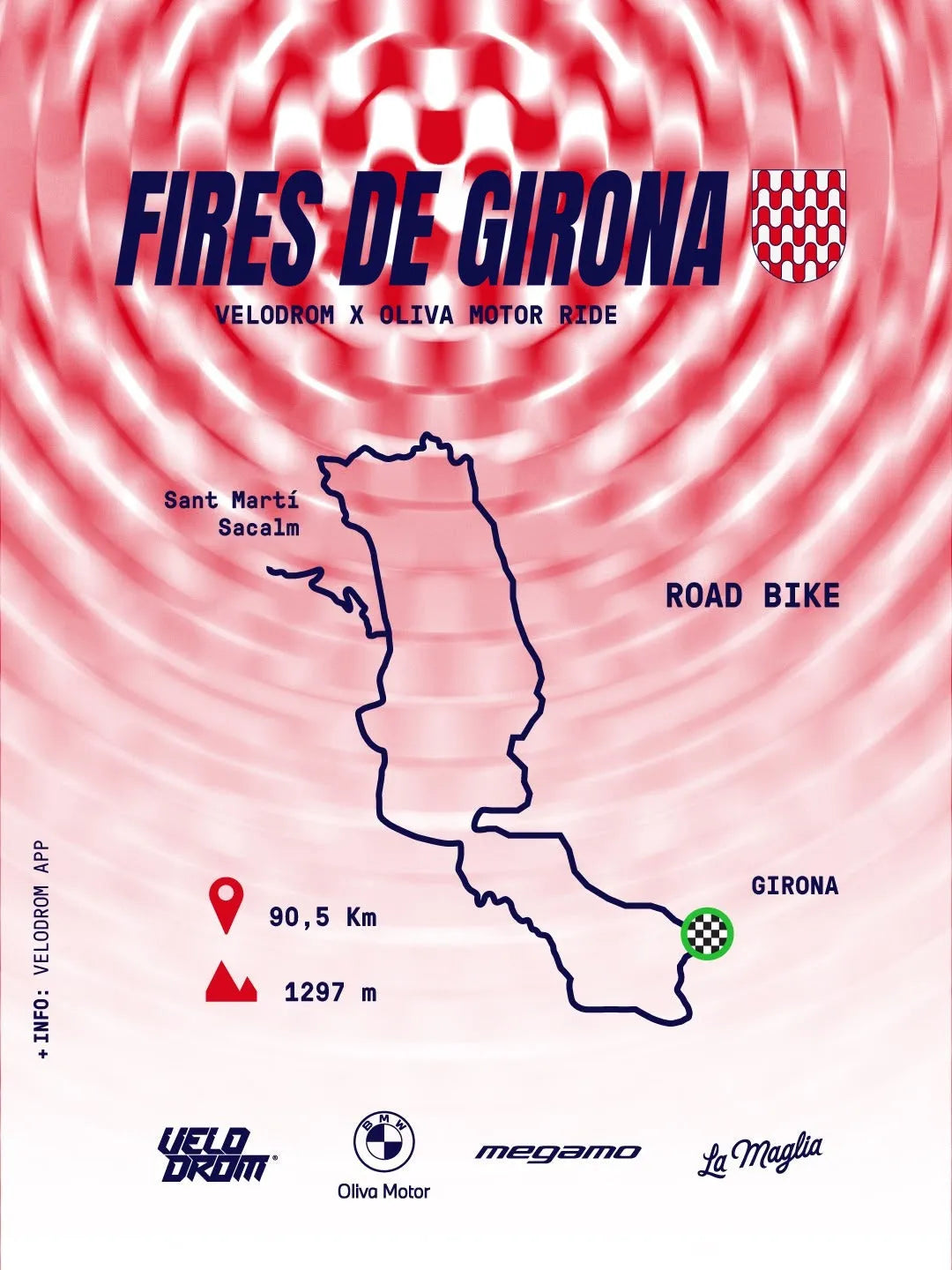 Road route — 90,5 km / 1297 m