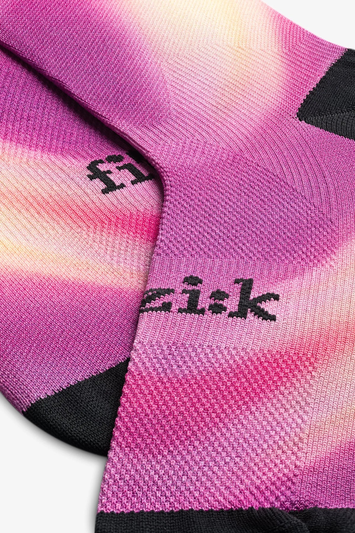 FIZIK FADED CYCLING SOCKS - PURPLE/YELLOW