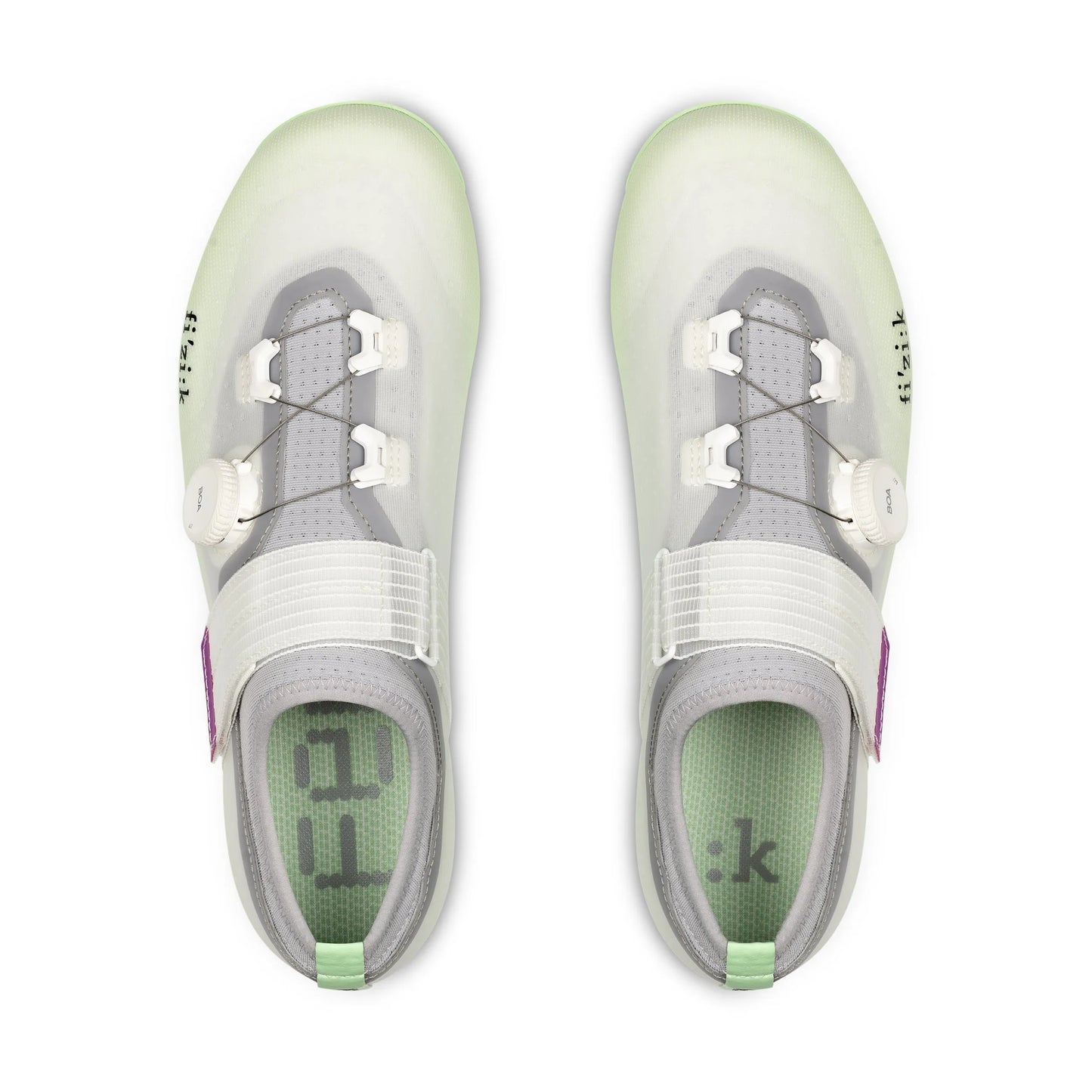 FIZIK Ferox 2 Carbon - Light Grey / Mint Green