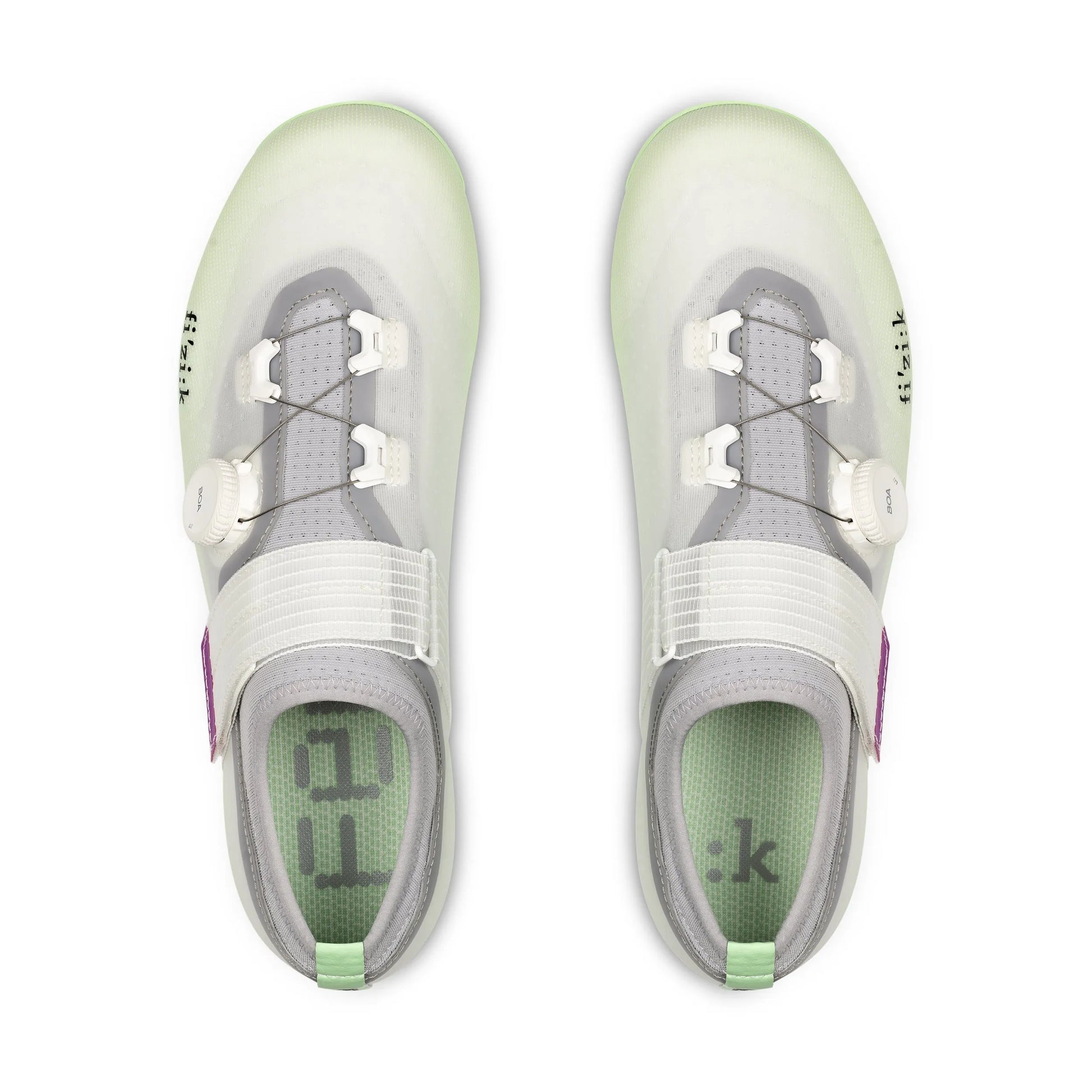 FIZIK Ferox 2 Carbon - Light Grey / Mint Green