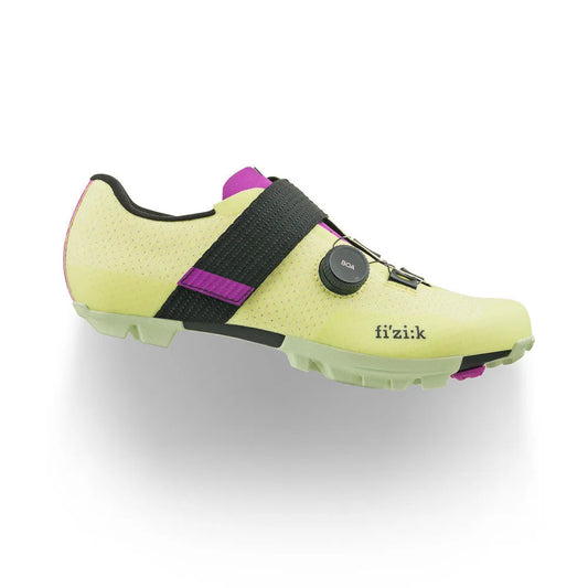 FIZIK Gravel MTB Cycling Shoes Vento Ferox Carbon - Lime/Purple