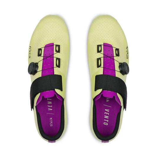 FIZIK Gravel MTB Cycling Shoes Vento Ferox Carbon - Lime/Purple