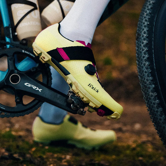 FIZIK Gravel MTB Cycling Shoes Vento Ferox Carbon - Lime/Purple