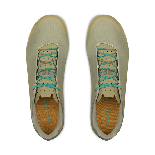 FIZIK TEMPO BEAT MTB/GRAVEL CYCLING SHOES - GREEN/DESERT