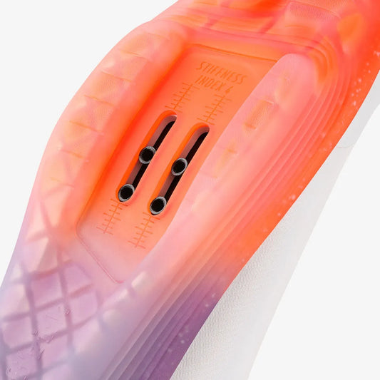 FIZIK TEMPO BEAT MTB/GRAVEL CYCLING SHOES - WHITE/ORANGE