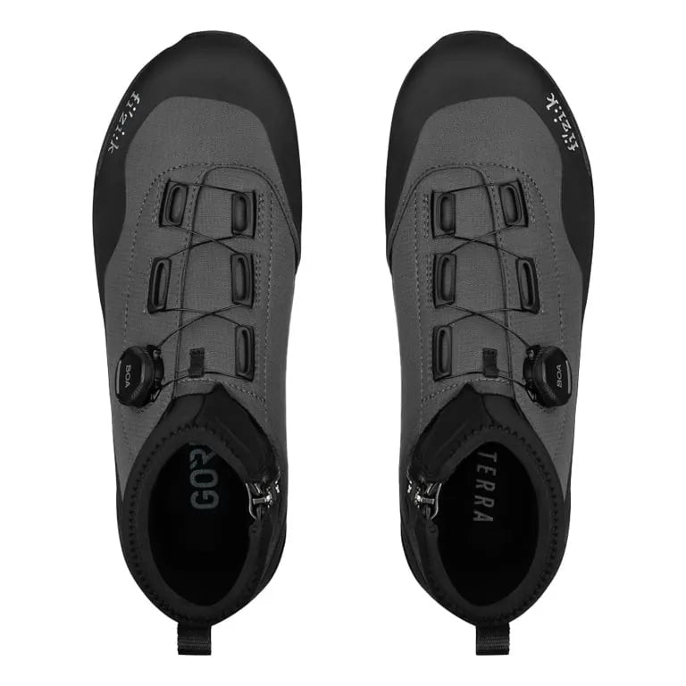 FIZIK TERRA NANUQ GTX Gravel/MTB Cycling Shoes - Black/Grey