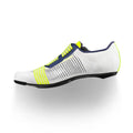 FIZIK Vento Powerstrap Aeroweave Movistar Road Cycling Shoes - Yellow Fluo/White