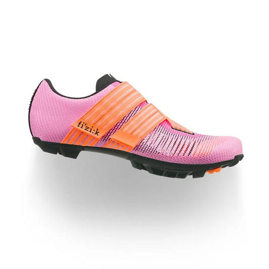 FIZIK Vento Powerstrap Aeroweave X Road Cycling Shoes - Coral / Orange