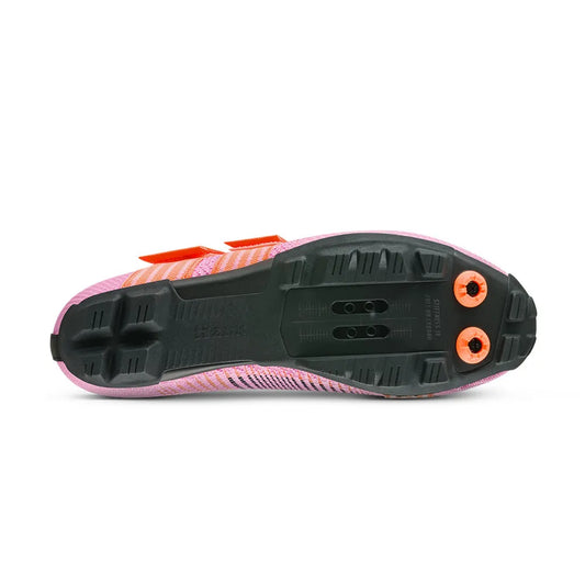 FIZIK Vento Powerstrap Aeroweave X Road Cycling Shoes - Coral / Orange