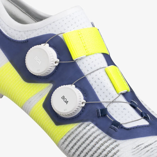 FIZIK Vento Vega Carbon Road Shoes - Yellow Fluo/White