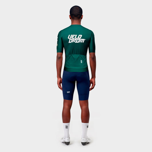 VELODROM Raceday 4.0 Jersey - Pine Green/Vanilla