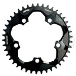 FSA Super Megatooth Alloy Road Chainring 110BCD 5 Bolts 40D - Black