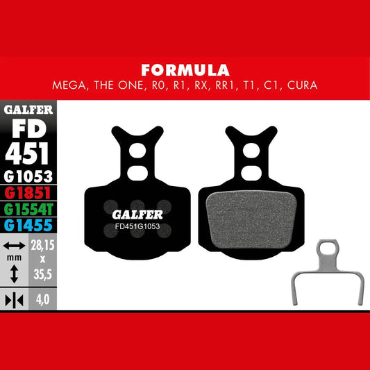 GALFER BRAKE PADS Formula FD451G1053- Mega /The One