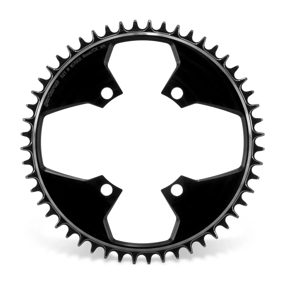 GARBARUK 107 BCD Chainring for SRAM AXS, Round - Black