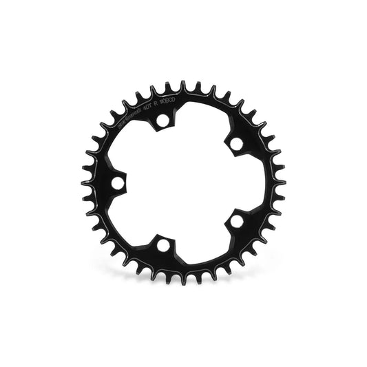 GARBARUK 110 BCD 5-Bolt Chainring, Round - Black