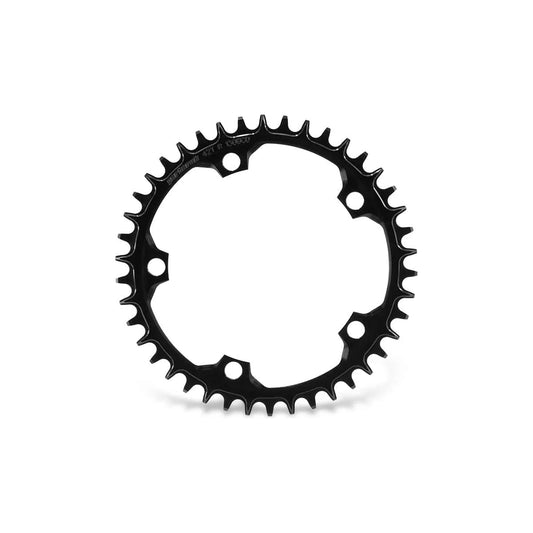 GARBARUK 130 BCD 5-Bolt Chainring, Round - Black