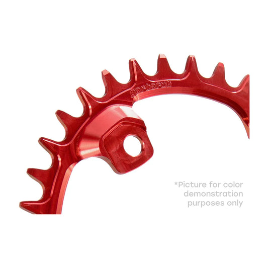 GARBARUK Chainring for Shimano GRX, Oval - Red