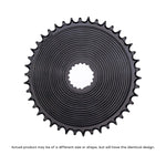 GARBARUK DM Aero Chainring for Garbaruk Crankset, Round - Black