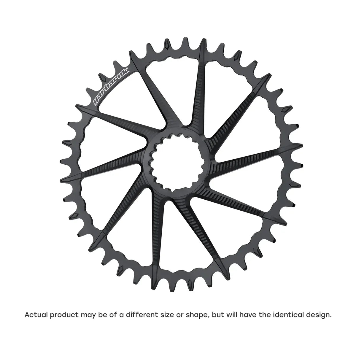 GARBARUK DM Road/Gravel Chainring for Garbaruk Crankset, Round - Black