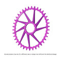 GARBARUK DM Road/Gravel Chainring for Garbaruk Crankset, Oval - Violet