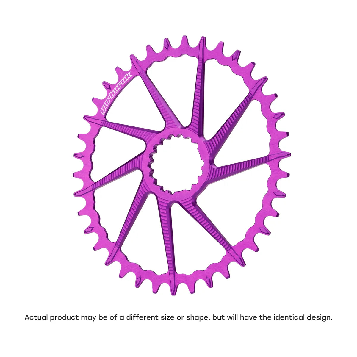 GARBARUK DM Road/Gravel Chainring for Garbaruk Crankset, Oval - Violet