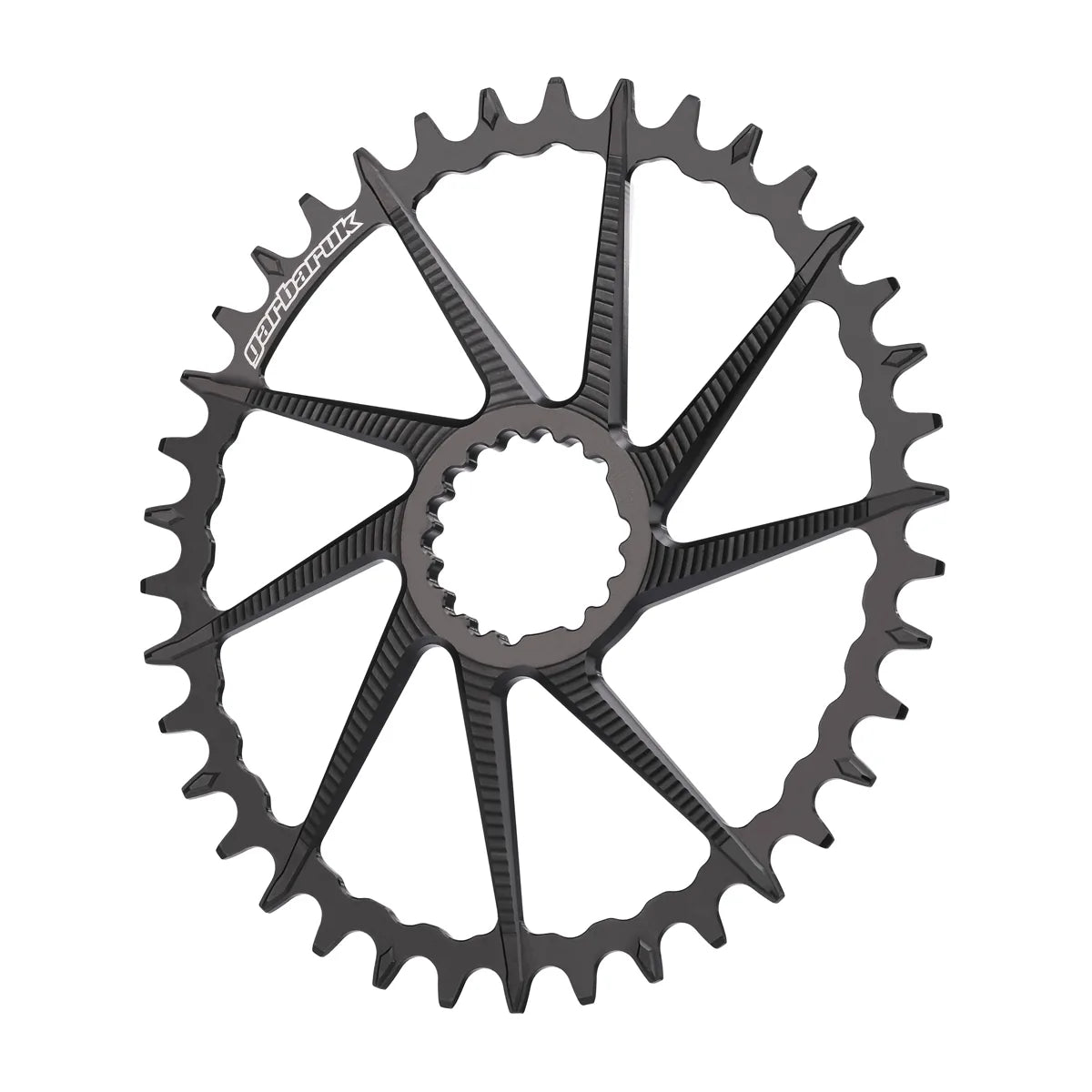GARBARUK DM Road/Gravel Chainring for Garbaruk Crankset, Oval - Black