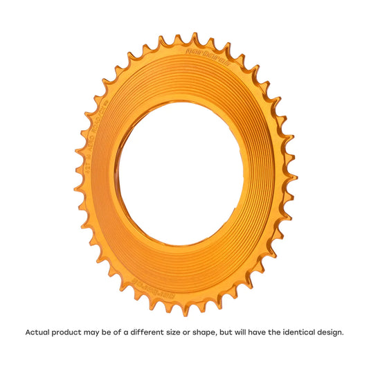 GARBARUK Road Thread Mount Chainring for SRAM RED XPLR AXS Power Meter, Oval - Orange