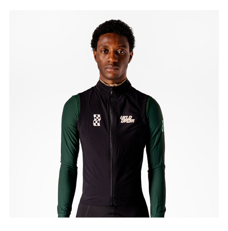 VELODROM RaceDay Light Gilet da ciclismo 3.0 - Nero