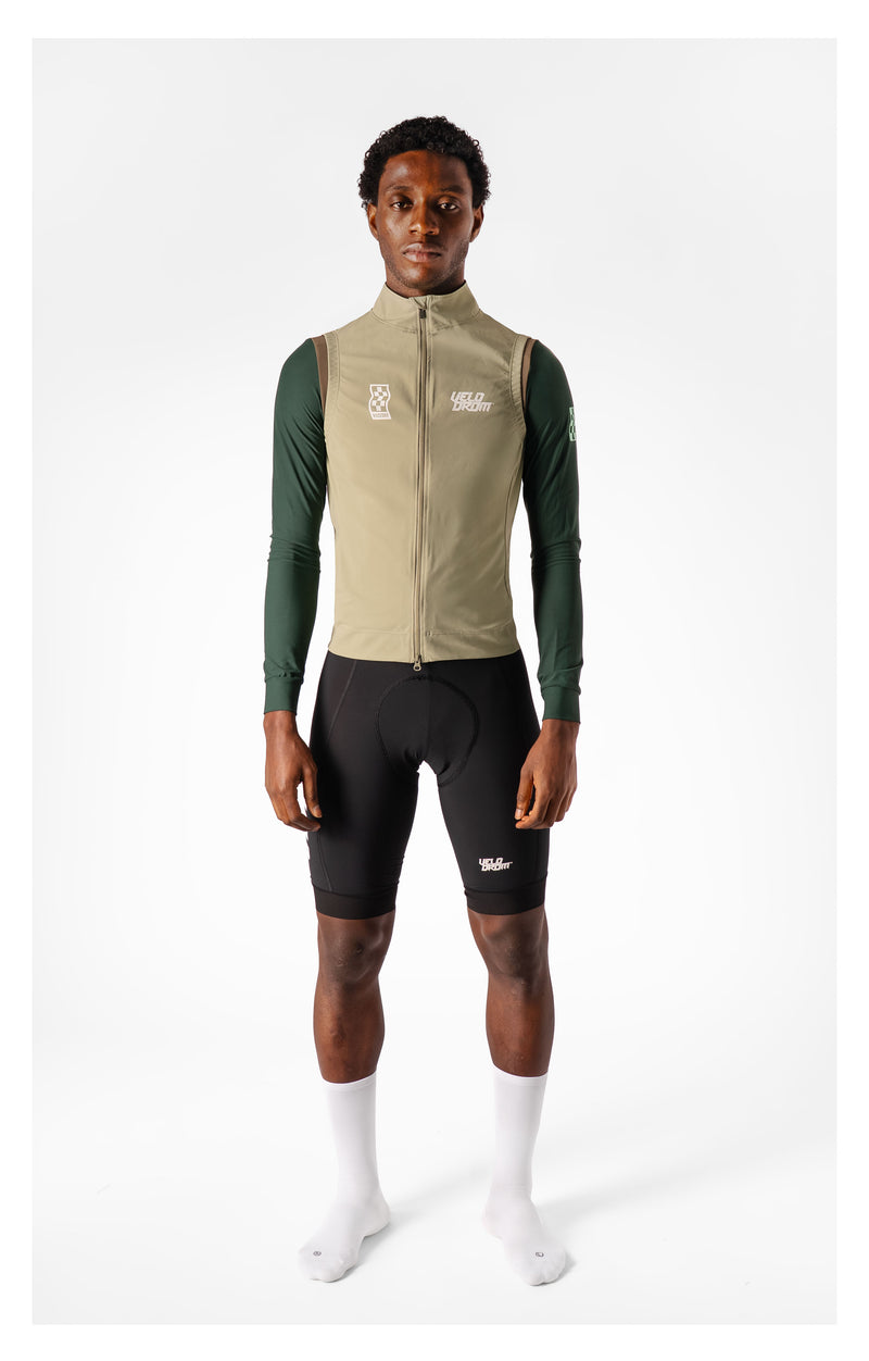 VELODROM RaceDay Light Gilet da ciclismo 3.0 - Beige/Bianco