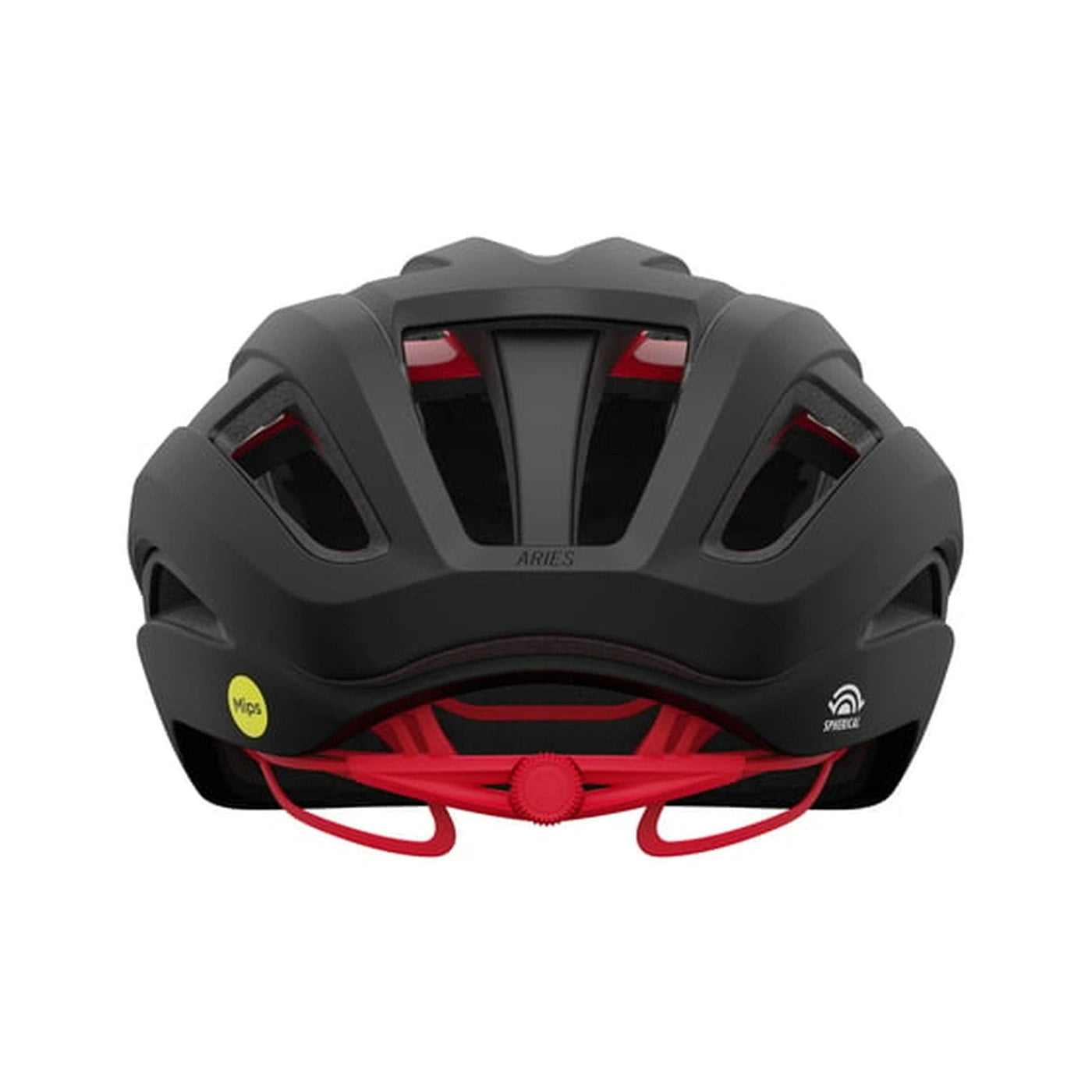 aries spherical bike helmet GIRO Aries Spherical Cycling Helmet - Carbon Red