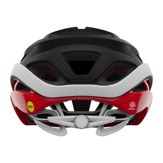 GIRO Helios Spherical MIPS Cycling Helmet - Matte Black/Red