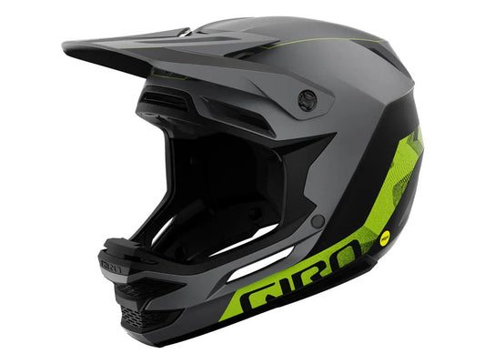 GIRO INSURGENT SPHERICAL Cycling Helmet Enduro - MATTE BLACK/ANODIZED LIME