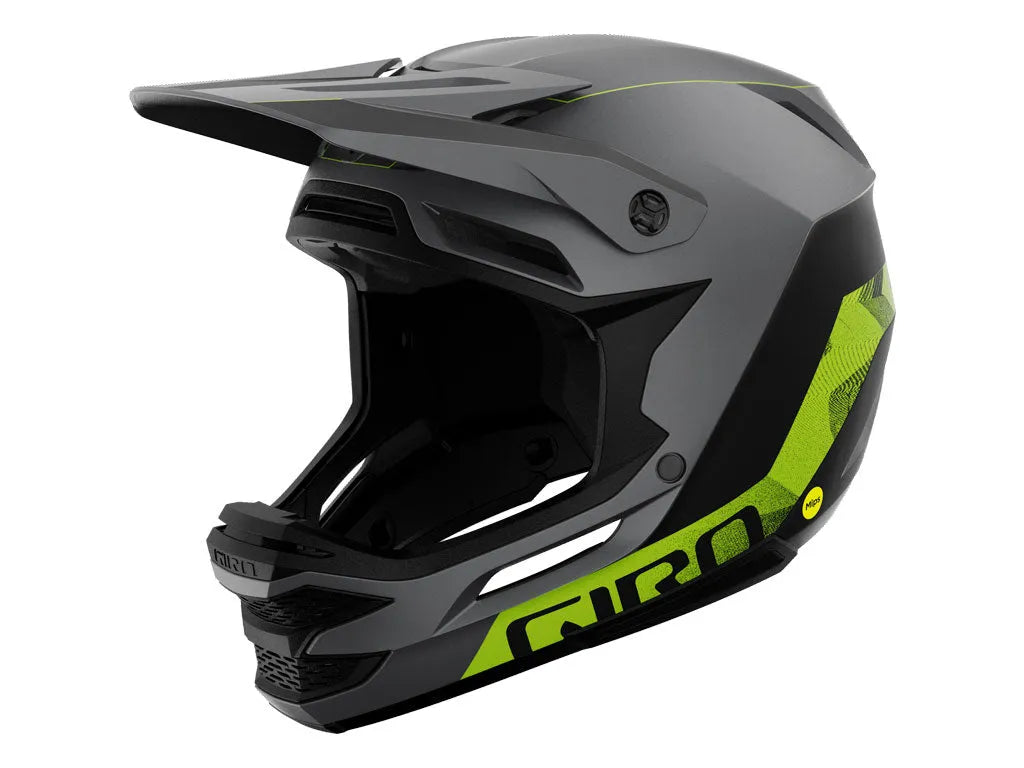 GIRO INSURGENT SPHERICAL Cycling Helmet Enduro - MATTE BLACK/ANODIZED LIME