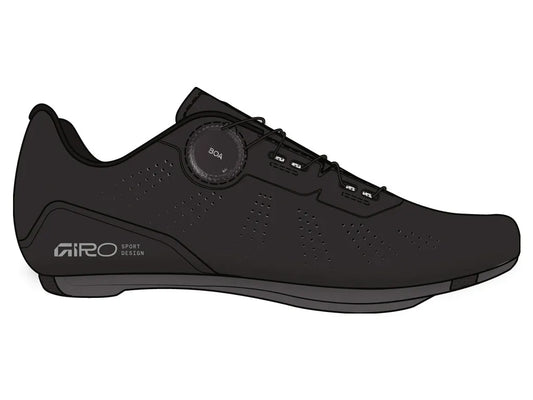 GIRO ZAPATILLA CADET II Cycling Shoes - BLACK
